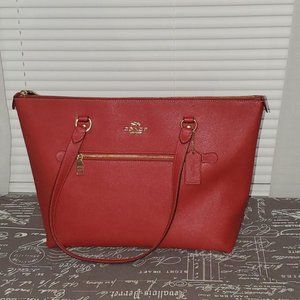 Coach Red Tote Bag